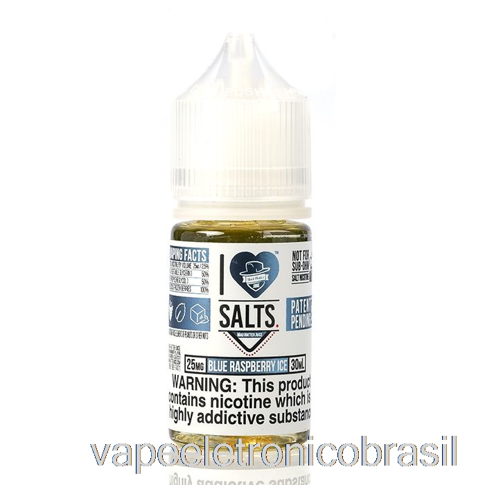 Vape Vaporesso Blue Framboesa Ice - Adoro Sais - 30ml 50mg